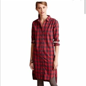 Anthropologie artisan de Lux long flannel